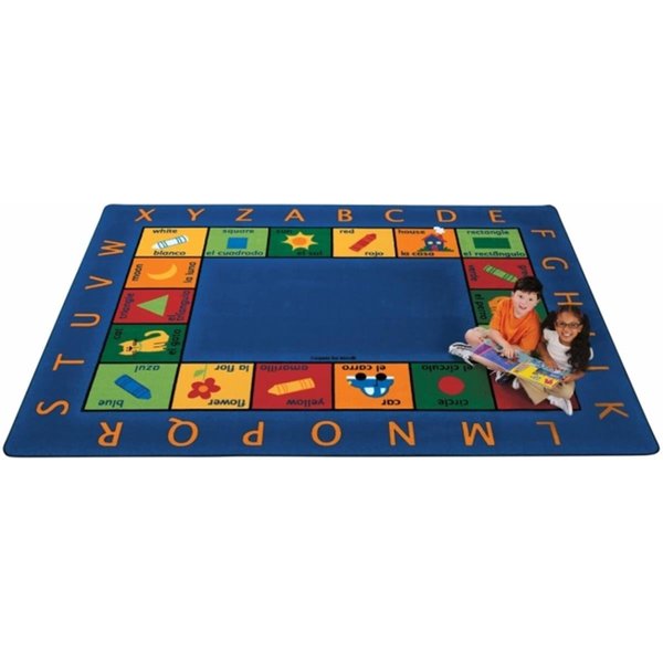 Carpets For Kids Carpets For Kids 9500 Bilingual Circletime 5.83 ft. x 8.33 ft. Rectangle Rug 9500